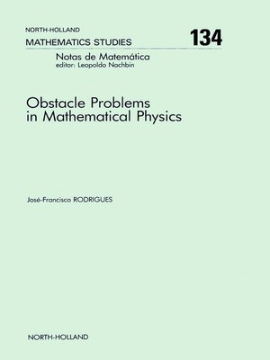 cover image of Obstacle Problems in Mathematical Physics